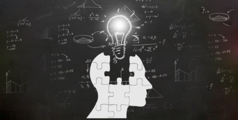 Light bulb head: critical thinking